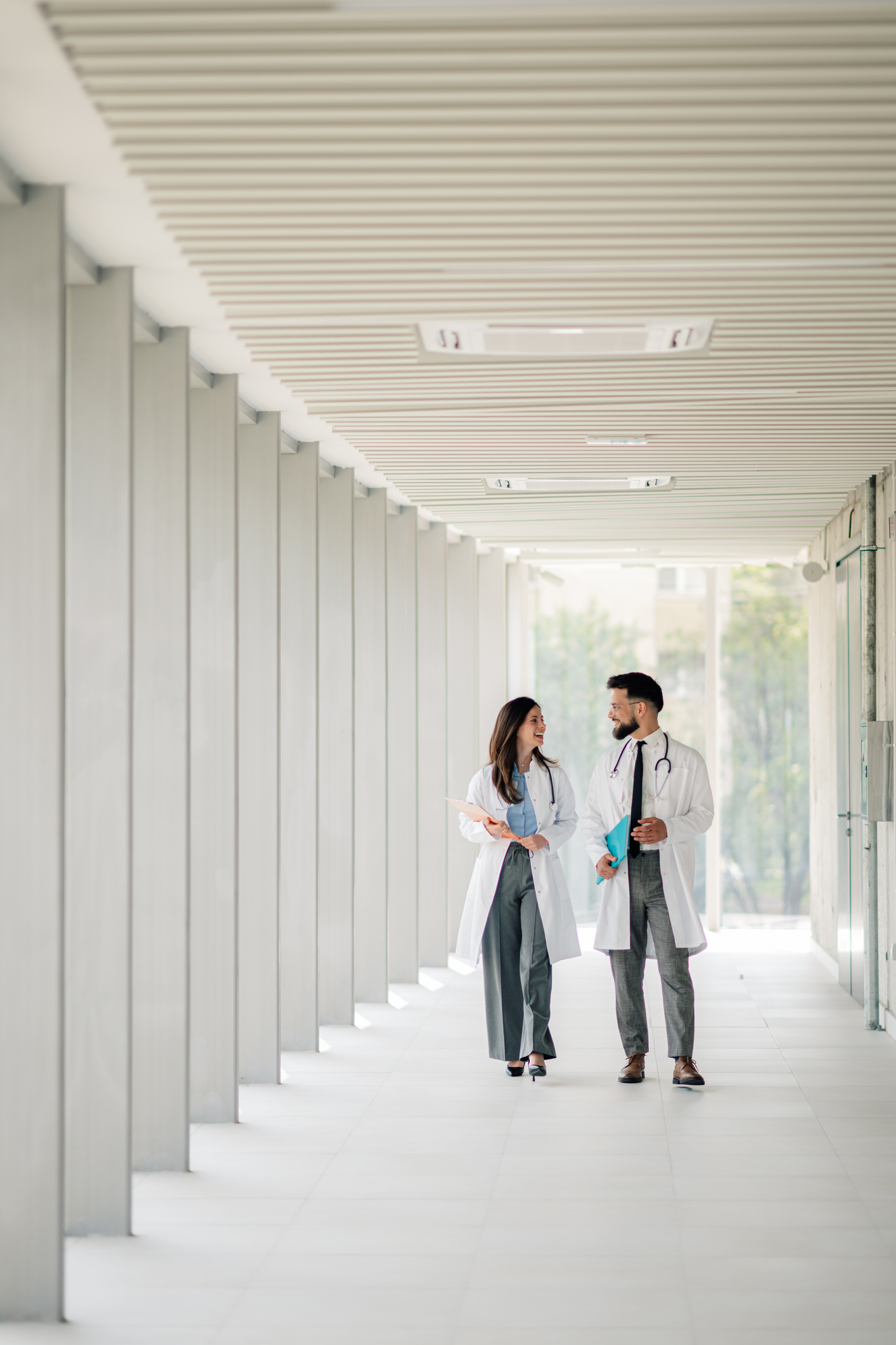 Professionisti sanitari in ospedale